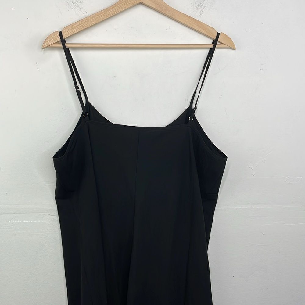 Nanette Lepore Slip Dress Black Spaghetti Straps Size 14 - Picture 9 of 12